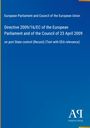 Text: Directive 2009/16/EC on port State control. Hintergrund: Blau mit weißem Text, unten rechts ein weiß-blaues Logo.