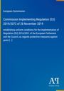 Text über EU-Verordnung 2019/2072 zum Schutz vor Schädlingen. Blaue Fläche mit Logo "АЯ Antiphon Verlag" rechts unten.