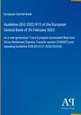 Text: Guideline (EU) 2022/912 der Europäischen Zentralbank vom 24. Februar 2022. Blaues Cover mit weißem Text.