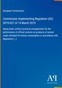 Titel: Commission Implementing Regulation (EU) 2019/627 of 15 March 2019. Blaues Cover mit gelbem Rand.