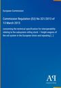 Text zur EU-Verordnung Nr. 321/2013 mit Logo des Antiphon Verlags auf blauem Hintergrund.