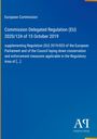 „European Commission, Commission Delegated Regulation (EU) 2020/124 of 15 October 2019.“ Blaues Dokument, Antiphon Verlag.
