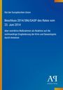 Oberer Text: "Rat der Europäischen Union". Titel: "Beschluss 2014/386/GASP des Rates vom 23. Juni 2014". Blau-gelber Hintergrund.