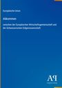 Text: Europäische Union, Abkommen zwischen der Europäischen Wirtschaftsgemeinschaft und der Schweizerischen Eidgenossenschaft. Unten rechts ein Logo des Antiphon Verlags auf blauem Hintergrund.