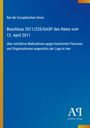 Titel: Beschluss 2011/235/GASP vom 12. April 2011, EU Rat, Restriktionen gegen Iran. Hintergrund: Blau mit gelber Leiste.
