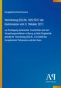 Text: "Europäische Kommission, Verordnung (EU) Nr. 965/2012...".  
Blauer Hintergrund, gelber Streifen links, Logo unten rechts.