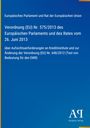 Verordnung (EU) Nr. 575/2013 über Aufsichtsanforderungen an Kreditinstitute. Blau-gelbe Gestaltung. Logo unten.