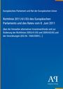 Text: "Richtlinie 2011/61/EU des Europäischen Parlaments und des Rates vom 8. Juni 2011". Blaues Cover, schlichtes Design.