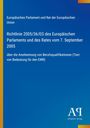 Richtlinie zur Anerkennung von Berufsqualifikationen, EU-Parlament. Blau mit EU-Logo und Antiphon Verlag am Rand.