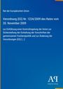 Text: "Verordnung (EG) Nr. 1224/2009 des Rates vom 20. November 2009." Einfaches, blaues Cover mit Verlagslogo.