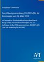 Europäische Kommission, Verordnung (EU) 2023/594, Afrikanische Schweinepest. Blaues Cover, Antiphon Verlag Logo.