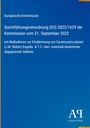 "Durchführungsverordnung (EU) 2022/1629 zur Eindämmung von Ceratocystis platani." Blauer Hintergrund, Verlag Logo.