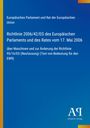 Text: "Europäisches Parlament und Rat der Europäischen Union" über EU-Richtlinie. Blaues Cover mit gelbem Rand.