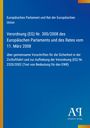Verordnung (EG) Nr. 300/2008 über Sicherheit in der Zivilluftfahrt. Blaues Cover mit gelbem Streifen links, Logo unten rechts.