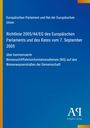 Text: Richtlinie 2005/44/EG über harmonisierte Binnenschifffahrtsinformationsdienste. Blauer Hintergrund, Antiphon Verlag.