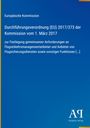Europäische Kommission, Verordnung (EU) 2017/373, 1. März 2017; Anforderungen an Flugverkehrsmanagement. Blau mit Logo.