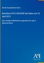 Text: "Beschluss 2013/184/GASP des Rates vom 22. April 2013". Blauer Hintergrund. Logo "AR Antiphon Verlag" in Weiß.