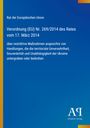 Text: "Rat der Europäischen Union, Verordnung (EU) Nr. 269/2014 des Rates vom 17. März 2014, ... Unabhängigkeit der Ukraine untergraben oder bedrohen." Am unteren Rand ist das Logo des "Antiphon Verlags" auf blauem Hintergrund.