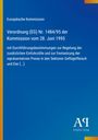 Titel: Verordnung (EG) Nr. 1484/95. Blauer Hintergrund, gelber Rand, Logo unten rechts.