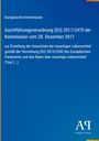 Europäische Kommission, Verordnung (EU) 2017/2470, 20. Dezember 2017, Unionsliste neuartiger Lebensmittel. Logo unten rechts.