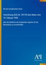 Text zur Verordnung (EG) Nr. 297/95 über Arzneimittelgebühren, mit blauem Hintergrund und dem Logo des Antiphon Verlags.