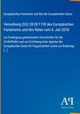 Text zur EU-Verordnung über Zivilluftfahrt. Blauer Hintergrund, "Antiphon Verlag" unten rechts.
