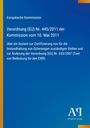 Text: Verordnung (EU) Nr. 445/2011. Autor: Europäische Kommission. Unten rechts: Antiphon Verlag Logo. Hintergrund: Blau.