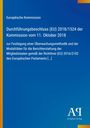 Durchführungsbeschluss (EU) 2018/1524 der Kommission, EU-Layout mit blauem Hintergrund und gelbem Rand, Logo unten.