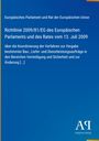 Text oben: "Europäisches Parlament und Rat..." Unten: "Antiphon Verlag". Dominante blaue Farbe.