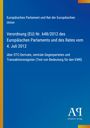 Europäische Verordnung über OTC-Derivate. Blaues Design mit gelben Akzenten. Logo unten rechts.