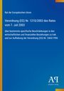 Verordnung (EG) Nr. 1210/2003 des Rates vom 7. Juli 2003, blaue Hintergrundfarbe, gelber Streifen links.