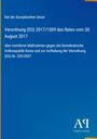 Titel: Verordnung (EU) 2017/1509 über Maßnahmen gegen Nordkorea. Unten rechts ein Logo: Antiphon Verlag.