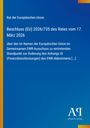 „Beschluss (EU) 2026/735 des Rates vom 17. März 2026“; blauer Hintergrund, gelber und oranger Streifen links.