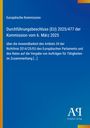 Europäische Kommission: Durchführungsbeschluss (EU) 2025/477 vom 6. März 2025. Blaues Cover mit gelbem Rand.​​