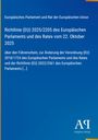 Blauer Hintergrund mit Text zur EU-Richtlinie über Führerscheinänderungen und ein weißes Logo unten rechts.
