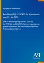 Text: Beschluss (EU) 2025/2433 vom 29. Juli 2025 zur Beihilferegelung Tschechiens. 
Design: Blaues Cover mit gelbem Rand und Logo.