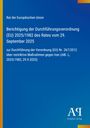 Berichtigung der Durchführungsverordnung (EU) 2025/1982 des Rates vom 29. September 2025. Blau mit gelben Akzenten.