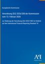 Europäische Kommission, Verordnung (EU) 2026/338 vom 13. Februar 2026; Änderung der Verordnung (EU) 2023/1803; blau.