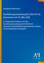 Text zur EU-Durchführungsverordnung über Seuchenbekämpfung, insbesondere Afrikanische Schweinepest. Prägnantes Design.