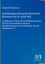 „Durchführungsverordnung (EU) 2025/243“, blaues Layout, Logo: Antiphon Verlag.