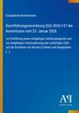 Europäische Kommission: Verordnung zur Einführung eines Antidumpingzolls auf Importe von Kerzen. Blaues Cover, Logo unten.