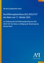 Rat der Europäischen Union, Durchführungsbeschluss (EU) 2025/2157 des Rates vom 17. Oktober 2025, blaues Layout.
