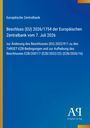 Europäische Zentralbank, Beschluss zu Änderungen der Bedingungen. Blaues Design mit weißem Text, Logo "AV Antiphon Verlag".