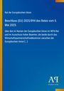 "Beschluss (EU) 2025/894 des Rates vom 5. Mai 2025. Blaue Seite, links gelber Streifen, Antiphon Verlag Logo unten."