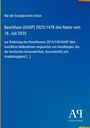 Rat der EU, Beschluss (GASP) 2025/1478, Änderung restriktiver Maßnahmen. Blaues Design mit Antiphon Verlag Logo.