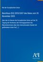 Blauer Hintergrund mit weißen Texten. Oben steht: "Rat der Europäischen Union". Unten rechts: "Antiphon Verlag".