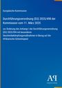 Der Text beschreibt eine EU-Durchführungsverordnung zur Bekämpfung der Afrikanischen Schweinepest. Unten rechts ist ein Logo.