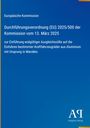 Text: Durchführungsgesetz (EU) 2025/500 zur Einführung endg. Zölle auf Aluminiumräder aus Marokko.  
Blauer Hintergrund, Logo unten rechts.