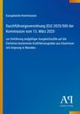 Europäische Kommission: Verordnung zur Einführung von Zöllen auf Aluminiumfahrzeugräder aus Marokko. Blaues Design.