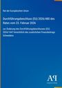 Titel: Durchführungsbeschluss (EU) 2026/480 des Rates, 23. Februar 2026. Blaues Design mit Logo des Antiphon Verlags.
